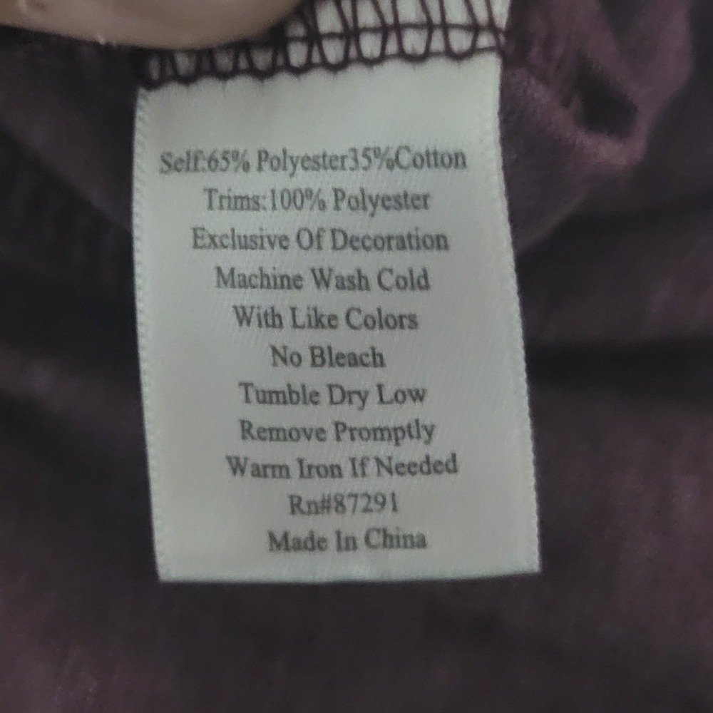 Johnny Was Los Angeles High Low Dress Women Small Mauve Floral Embroidered Artsy - Picture 12 of 12